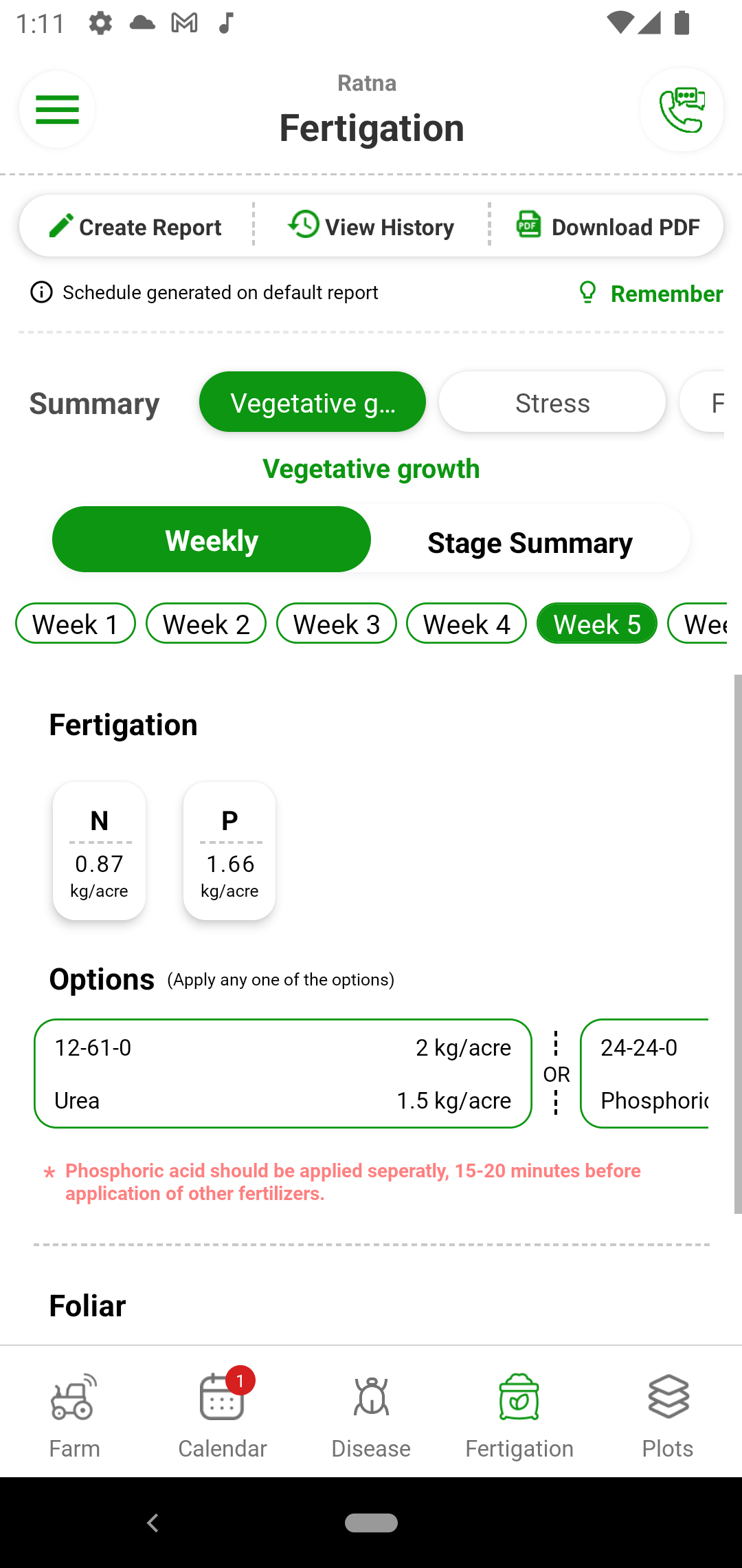 Mango crop needs fertilizers in form of soil application, fertigation and foliar application. Some stages need more of a particular nutrient than the other. Our dynamic fertilizer schedule takes into account variety, stage-wise crop needs and nutrient availability in soil and in leaf. Fyllo nutrient schedule is generated on based of nutrient interactions in the soil and crop by a team of Mango crop experts and technologists. Crop yield target is also a factor in the nutrient schedule.